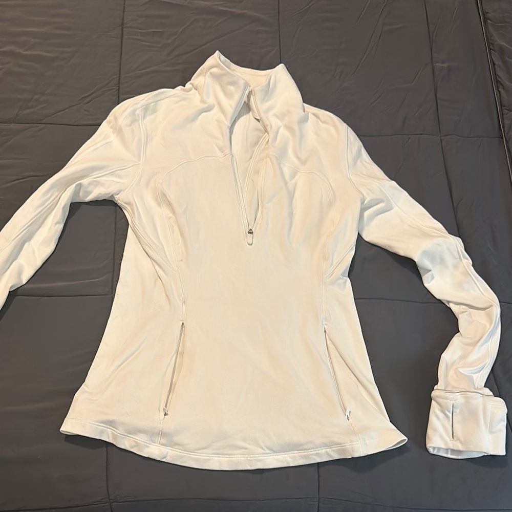 White Lululemon Quarter Zip
